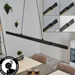 hofstein Suspension Kopila LED Noir, 1 lumière