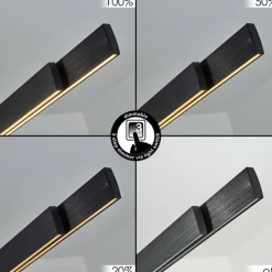 hofstein Suspension Kopila LED Noir, 1 lumière