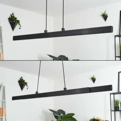 hofstein Suspension Kopila LED Noir, 1 lumière