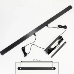 hofstein Suspension Kopila LED Noir, 1 lumière