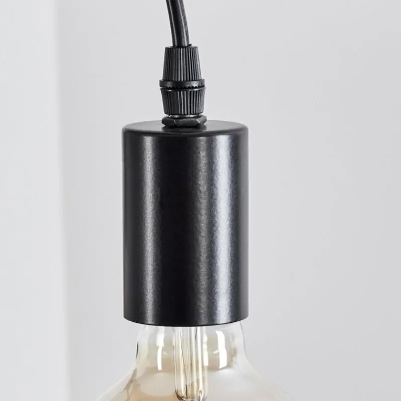 Luminaires Scandinaves-hofstein Suspension Lantic Écru, Noir, 4 lumières