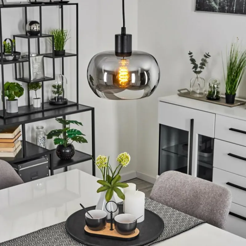 hofstein Suspension Lissy Noir, 1 lumière