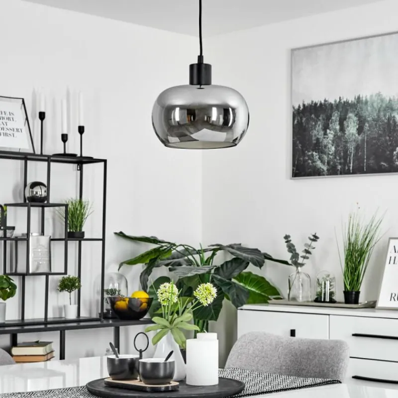 hofstein Suspension Lissy Noir, 1 lumière