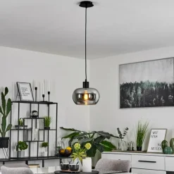 hofstein Suspension Lissy Noir, 1 lumière