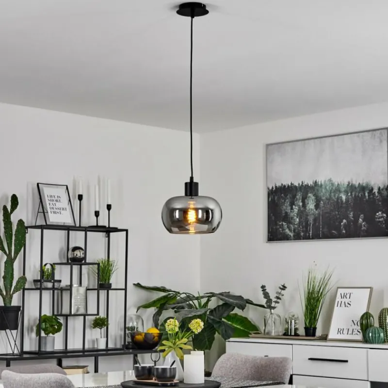 hofstein Suspension Lissy Noir, 1 lumière