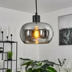 hofstein Suspension Lissy Noir, 1 lumière