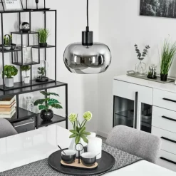 hofstein Suspension Lissy Noir, 1 lumière