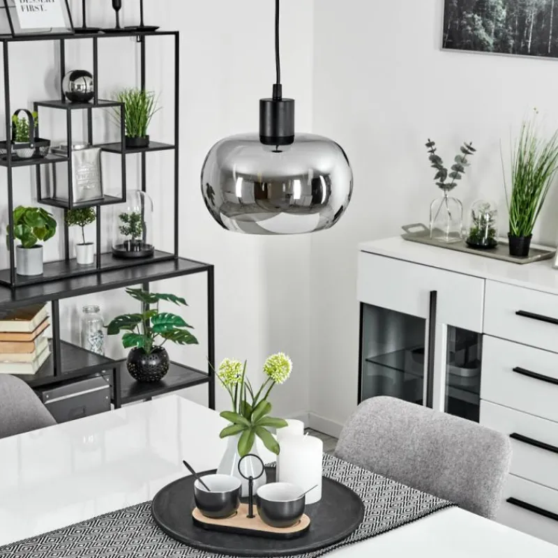 hofstein Suspension Lissy Noir, 1 lumière