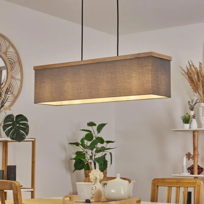 Lampes En Tissu-hofstein Suspension Lure Noir, 4 lumières