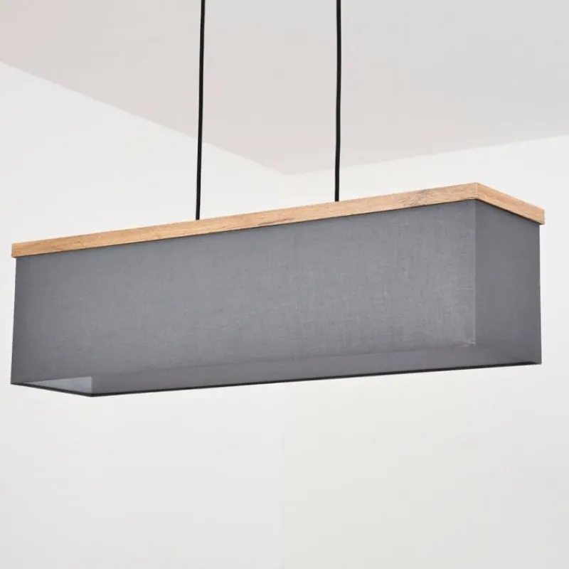 Lampes En Tissu-hofstein Suspension Lure Noir, 4 lumières