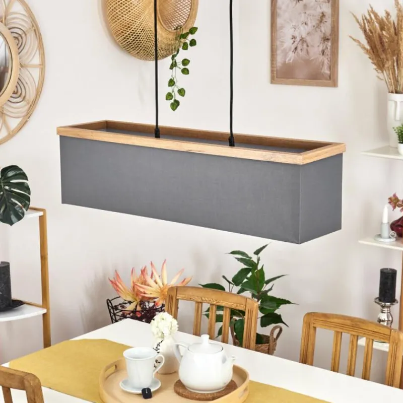 Lampes En Tissu-hofstein Suspension Lure Noir, 4 lumières