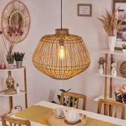 Luminaires Scandinaves-hofstein Suspension Mani Écru, 1 lumière