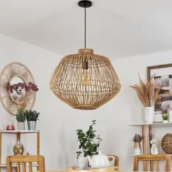 Luminaires Scandinaves-hofstein Suspension Mani Écru, 1 lumière