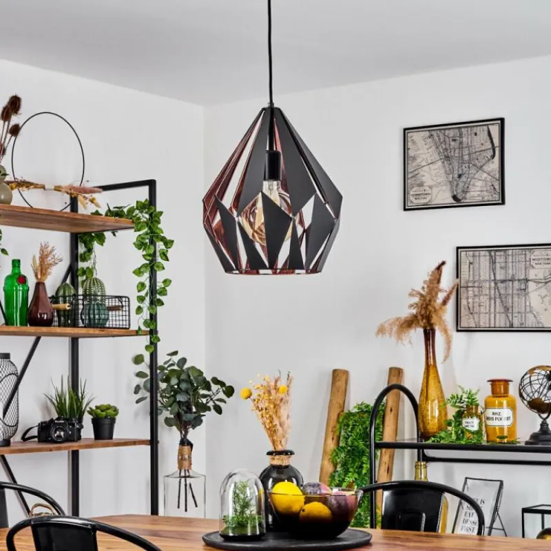 Luminaires Orientaux-hofstein Suspension Marang Noir, 1 lumière