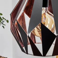 Luminaires Orientaux-hofstein Suspension Marang Noir, 1 lumière