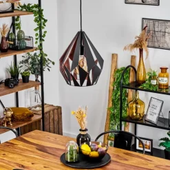 Luminaires Orientaux-hofstein Suspension Marang Noir, 1 lumière