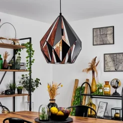 Luminaires Orientaux-hofstein Suspension Marang Noir, 1 lumière