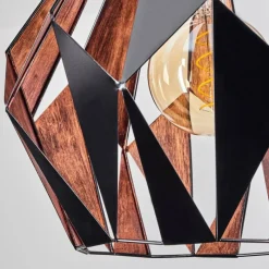 Luminaires Orientaux-hofstein Suspension Marang Noir, 1 lumière