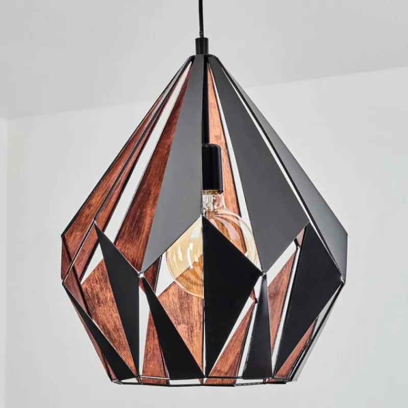Luminaires Orientaux-hofstein Suspension Marang Noir, 1 lumière