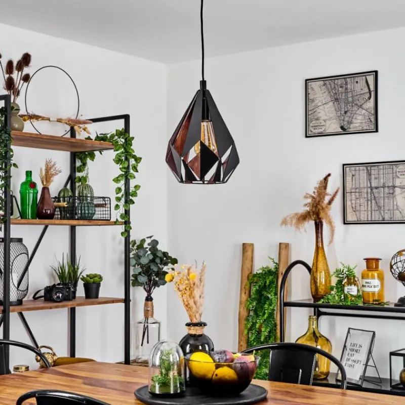 Luminaires Orientaux-hofstein Suspension Marang Noir, 1 lumière