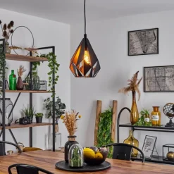 Luminaires Orientaux-hofstein Suspension Marang Noir, 1 lumière