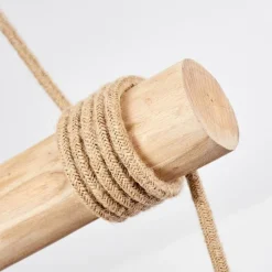 Luminaires Scandinaves-hofstein Suspension Mechaico Écru, Noir, 4 lumières