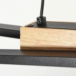 hofstein Suspension Meiral LED Noir, 2 lumières