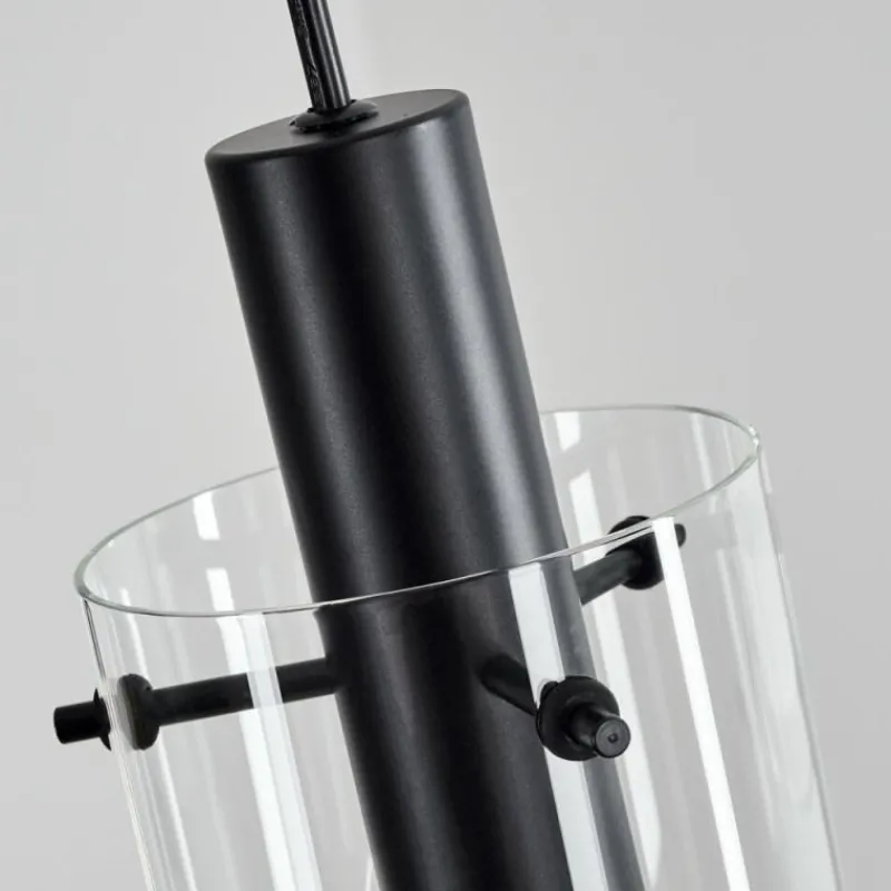 hofstein Suspension Miaqui Noir, 5 lumières