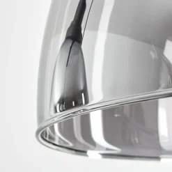 Suspension Verre Fumé-hofstein Suspension Morzine Noir, 3 lumières