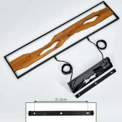 hofstein Suspension Nevogilde LED Noir, 1 lumière