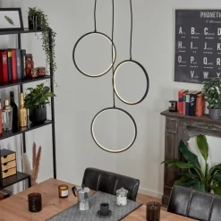 hofstein Suspension Nevogilde LED Noir, 1 lumière* Éclairage Led