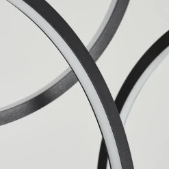 hofstein Suspension Nevogilde LED Noir, 1 lumière* Suspensions