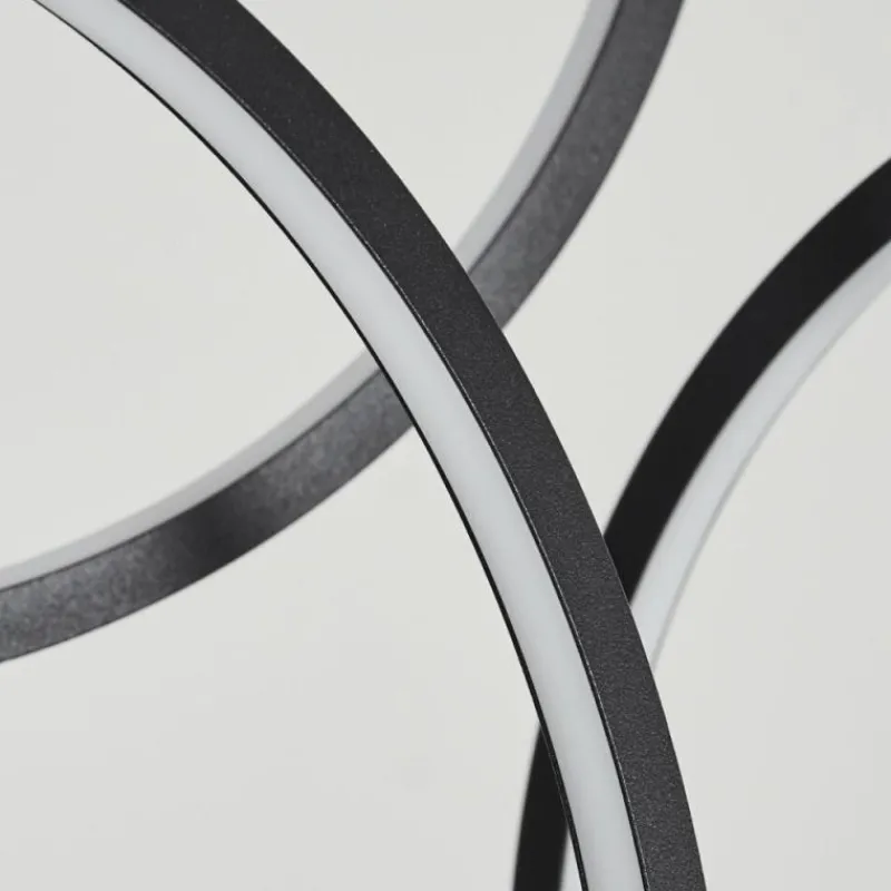 hofstein Suspension Nevogilde LED Noir, 1 lumière* Suspensions