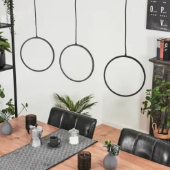 hofstein Suspension Nevogilde LED Noir, 1 lumière* Suspensions