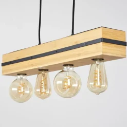 Luminaires Scandinaves-hofstein Suspension Noulens Écru, 4 lumières