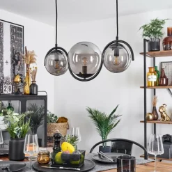 Suspension Verre Fumé-hofstein Suspension Orieux Fumé, 3 lumières