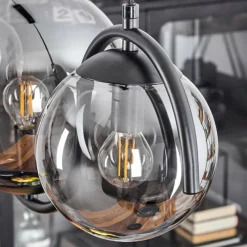 Suspension Verre Fumé-hofstein Suspension Orieux Fumé, 3 lumières