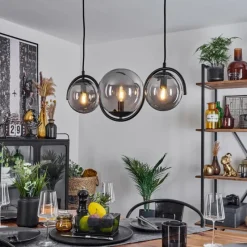 Suspension Verre Fumé-hofstein Suspension Orieux Fumé, 3 lumières