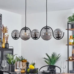 Suspension Verre Fumé-hofstein Suspension Orieux Fumé, 5 lumières