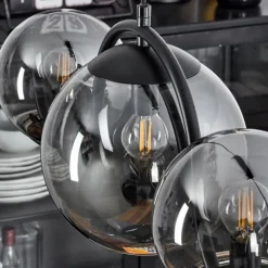 Suspension Verre Fumé-hofstein Suspension Orieux Fumé, 5 lumières