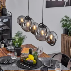 Suspension Verre Fumé-hofstein Suspension Orieux Fumé, 5 lumières