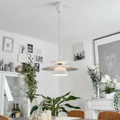 Luminaires Scandinaves-hofstein Suspension Pietranera Blanc, 1 lumière