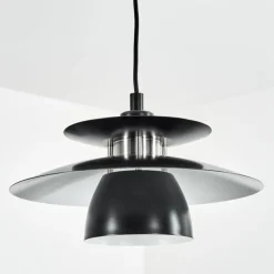 Luminaires Scandinaves-hofstein Suspension Pietranera Noir, 1 lumière