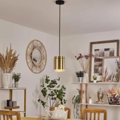 hofstein Suspension Pimeirol Noir, 1 lumière