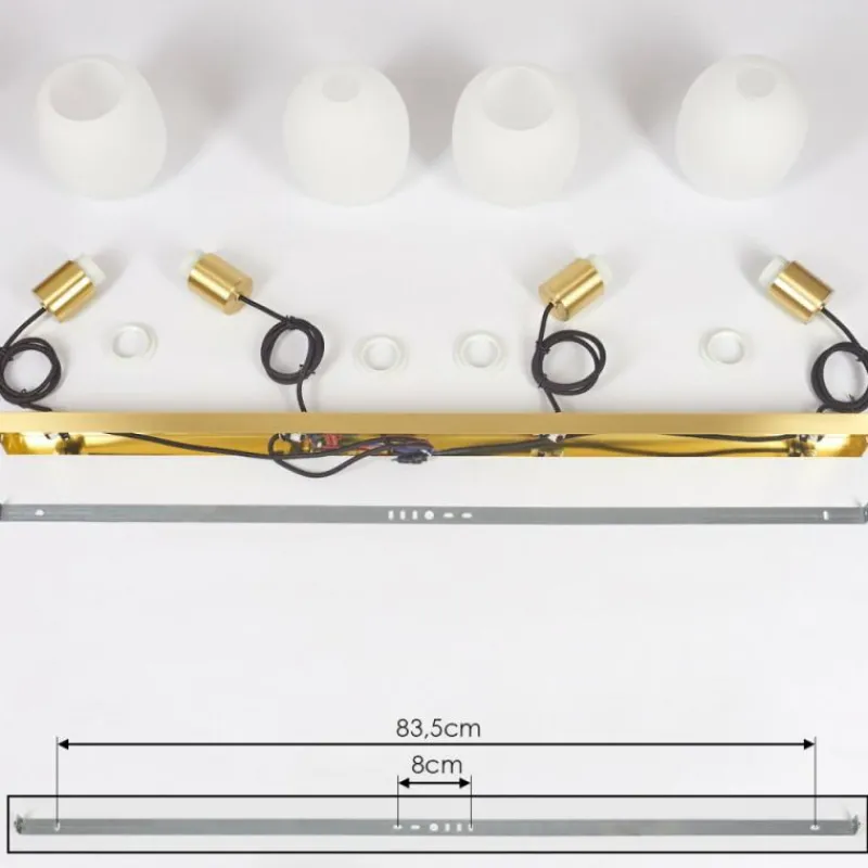 hofstein Suspension Pintacura Laiton, 4 lumières