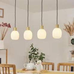 hofstein Suspension Pintacura Laiton, 4 lumières