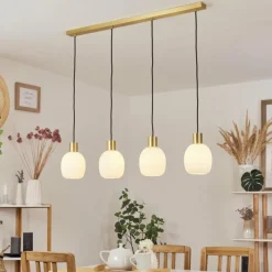 hofstein Suspension Pintacura Laiton, 4 lumières