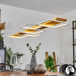 Luminaires Scandinaves-hofstein Suspension Pompu LED Écru, Blanc, 1 lumière