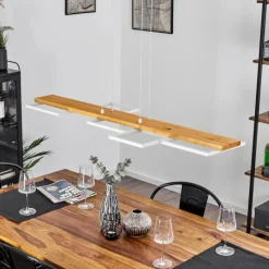 Luminaires Scandinaves-hofstein Suspension Pompu LED Écru, Blanc, 1 lumière