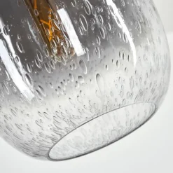 Suspension Verre Fumé-hofstein Suspension Putre Noir, 1 lumière